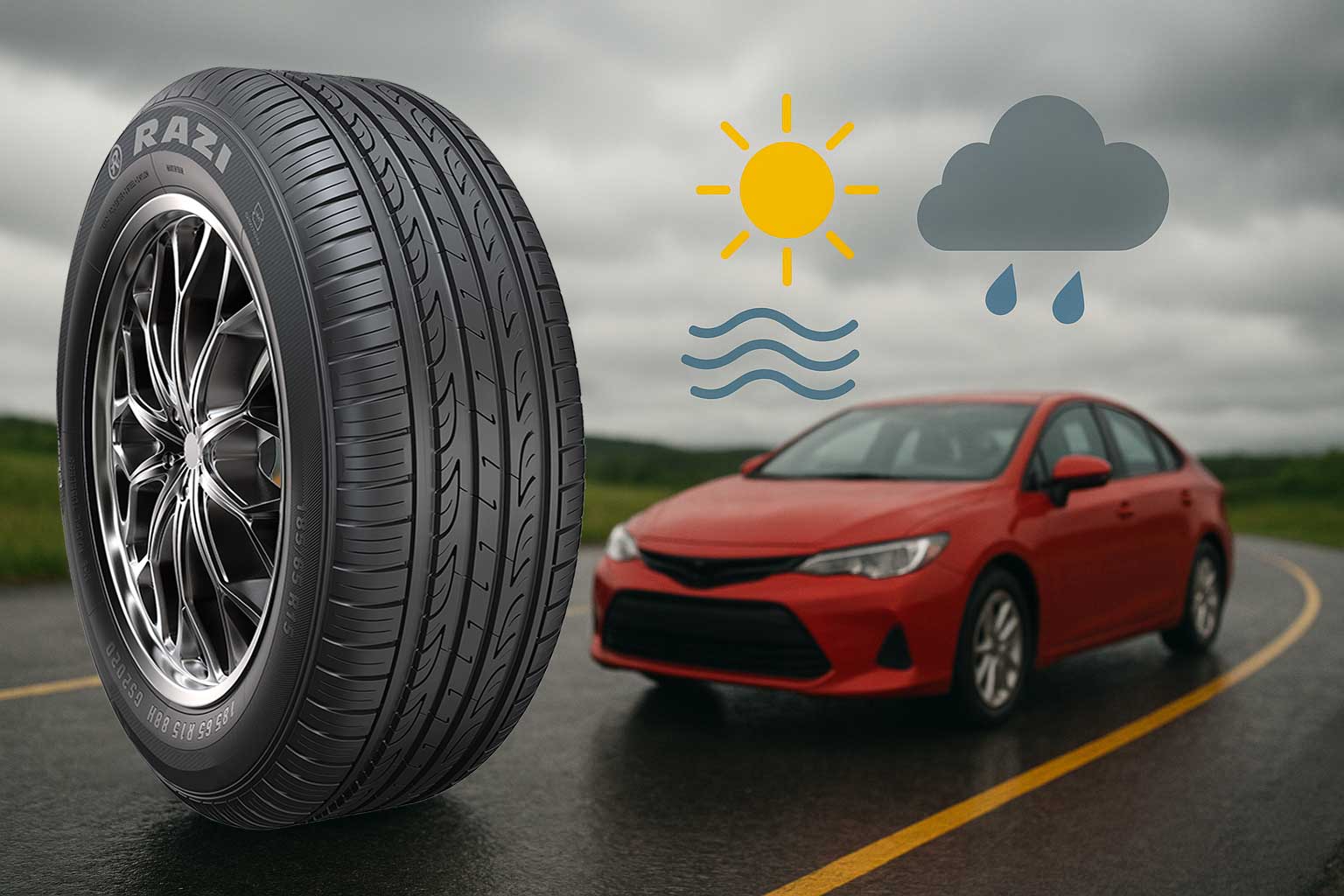 ۱۰ نکته کمتر گفته‌شده برای انتخاب بهترین لاستیک سواری در شرایط آب‌و‌هوایی ایران
